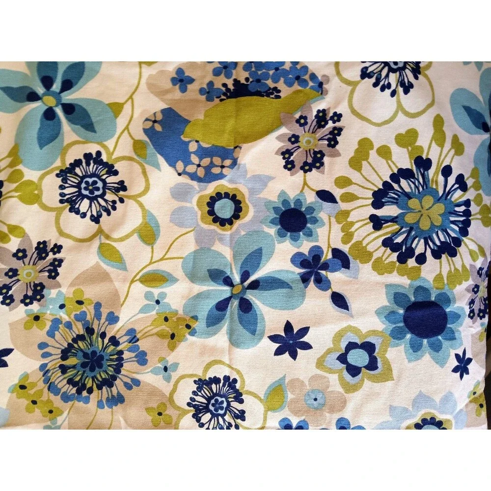 Richloom Fabric Floral Print Upholstery Cotton Linen Blend 1 Yard 36 L x 45 W